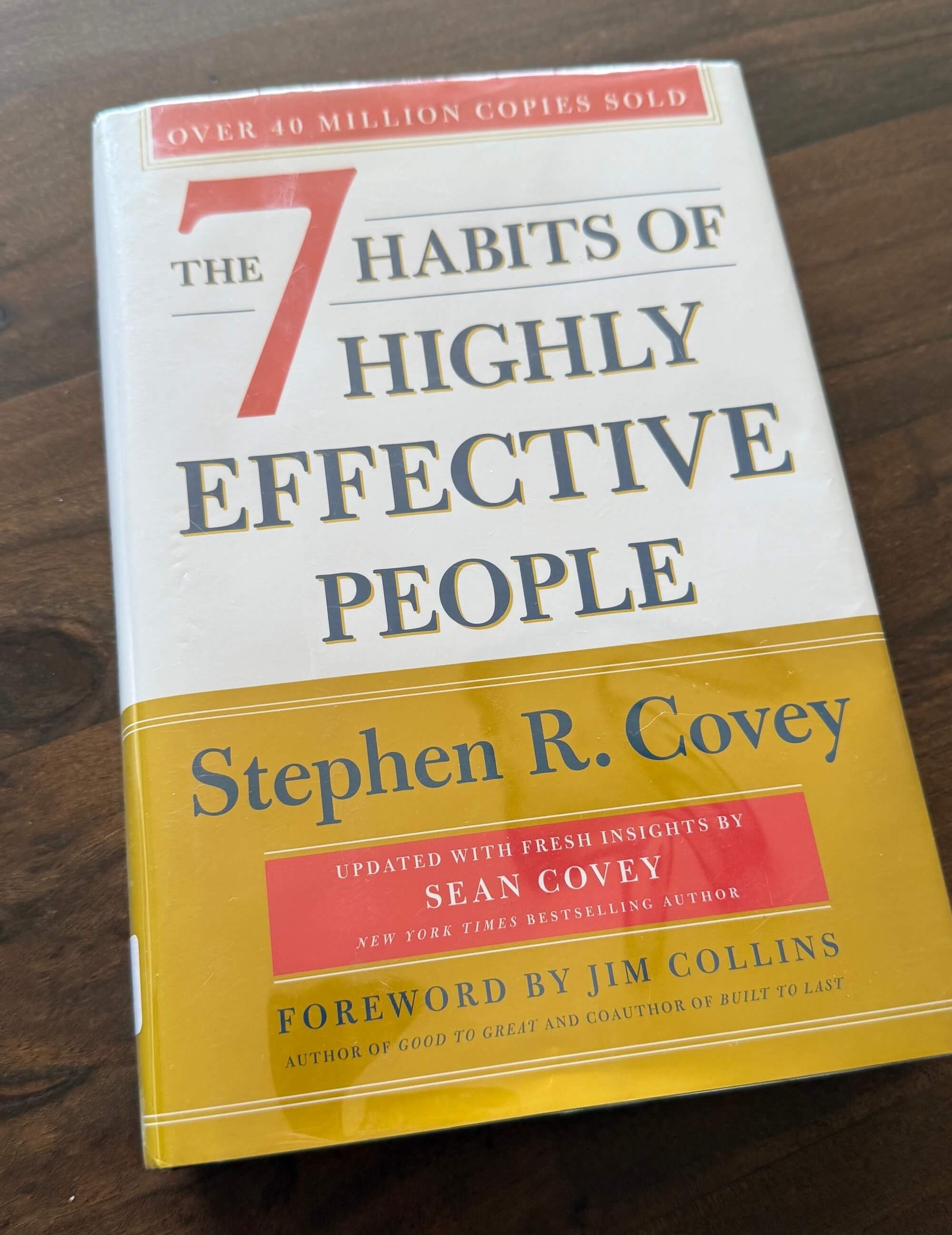 The front cover of the book The 7 Habits of Highly Effective People