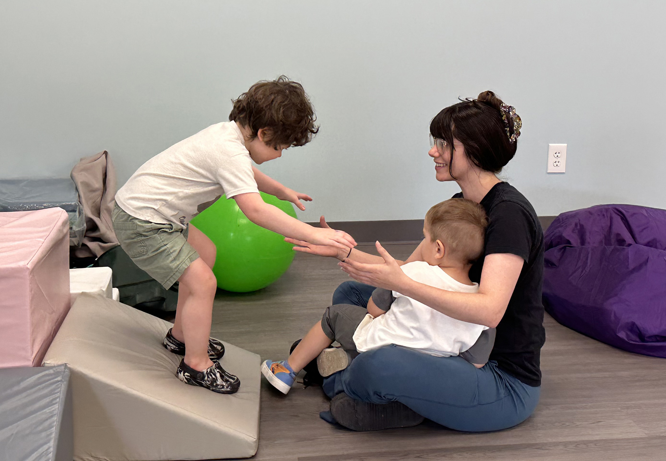 Home based ABA services are gentle and feel like a purposeful playgroup.