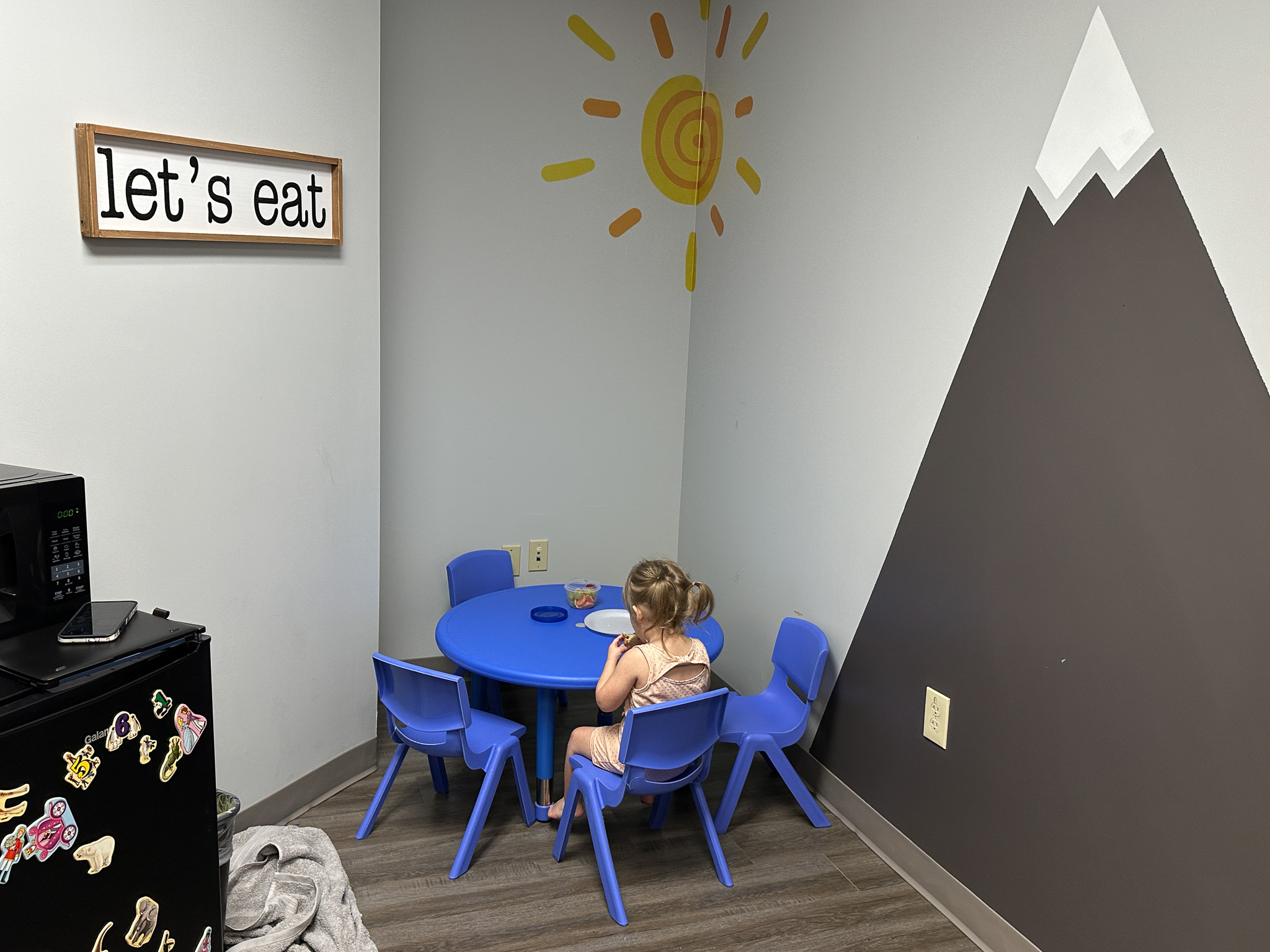 Christiansburg ABA Center snack lunch area