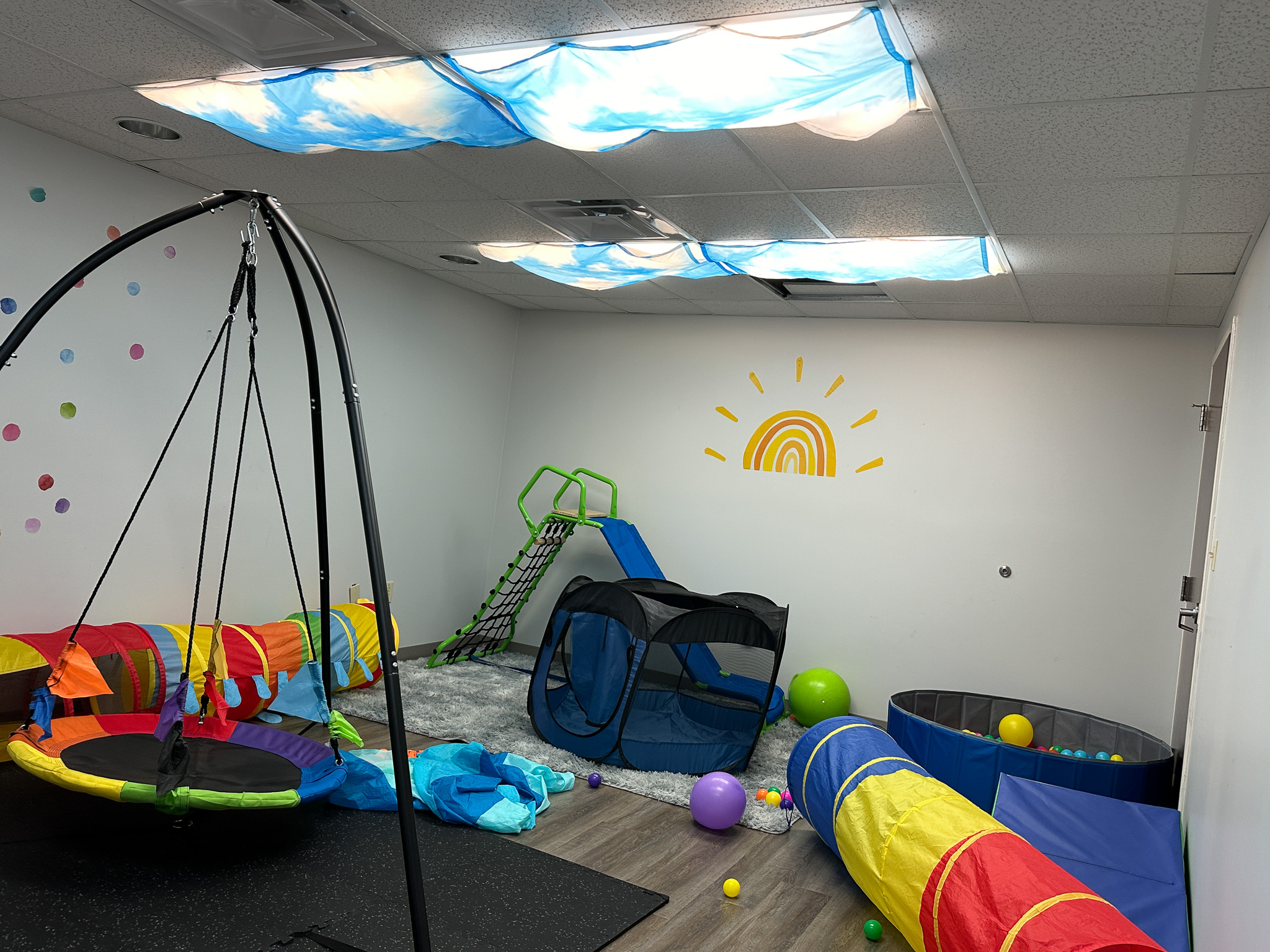 Christiansburg ABA Center active play room